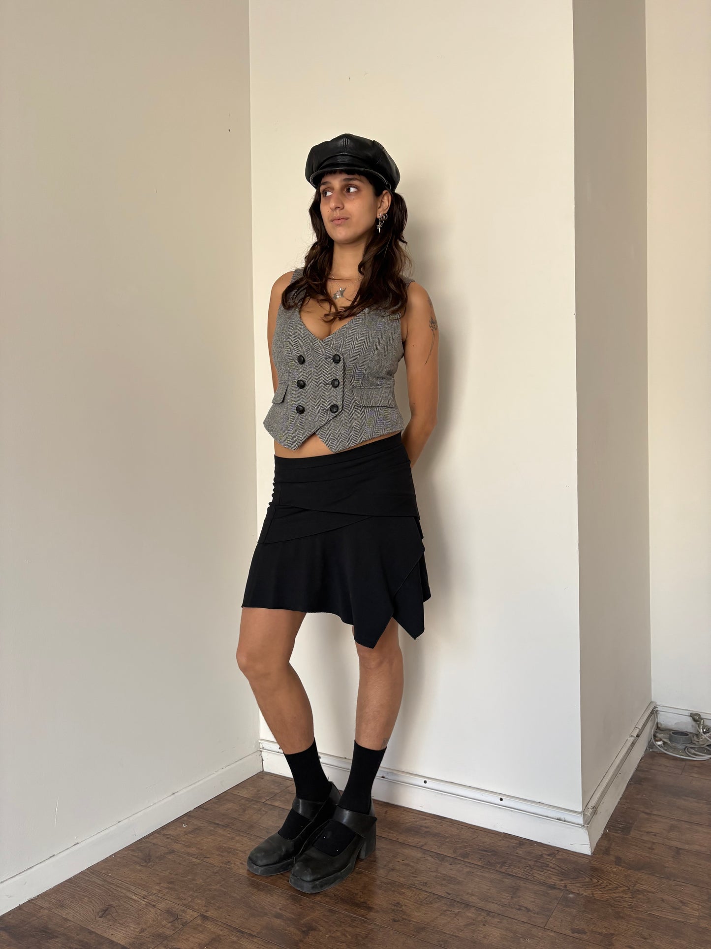 Grey vest top