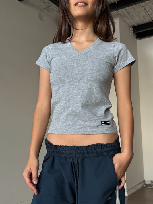 Champions grey baby t