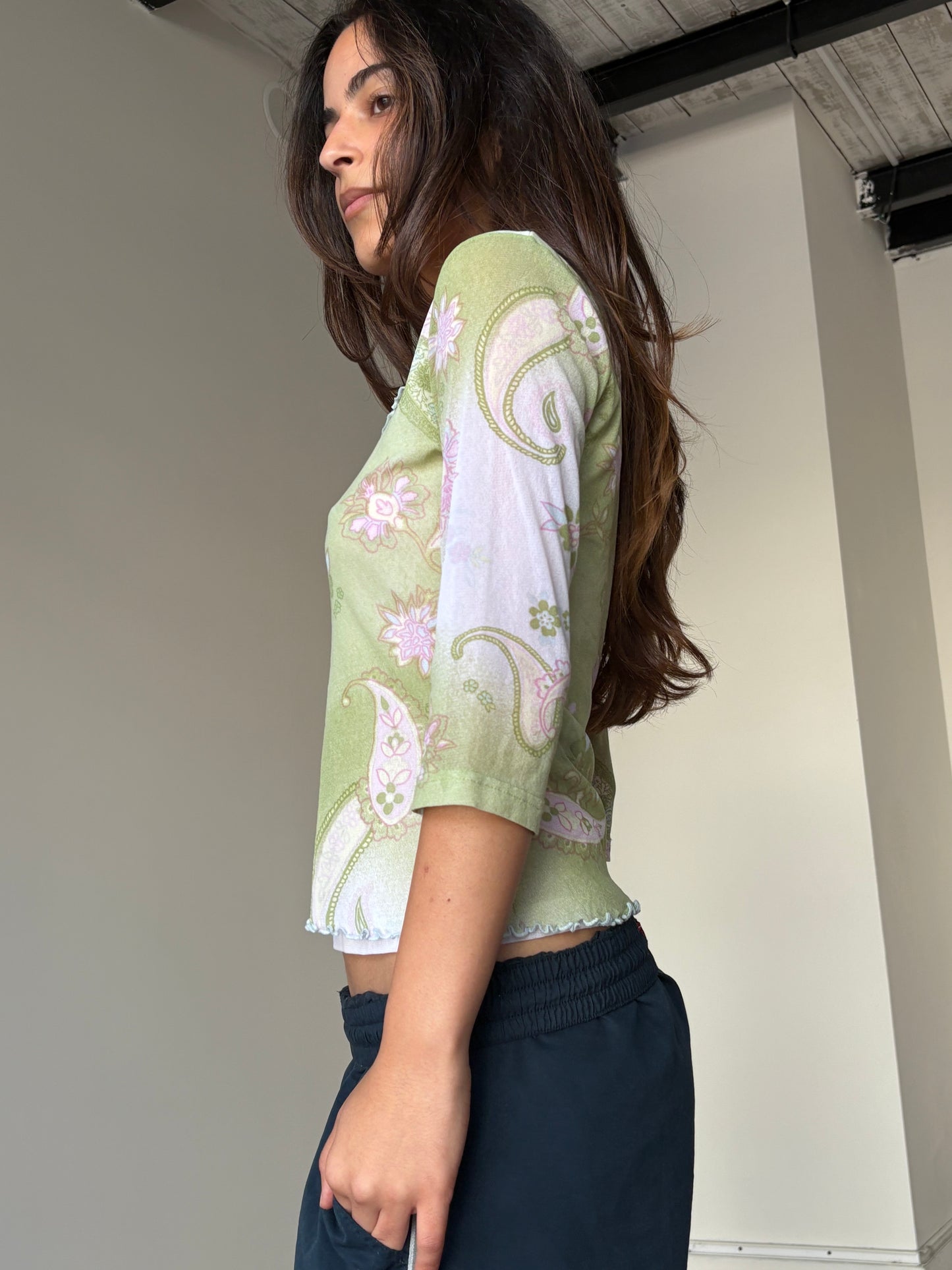 Floral mandala 3/4 top