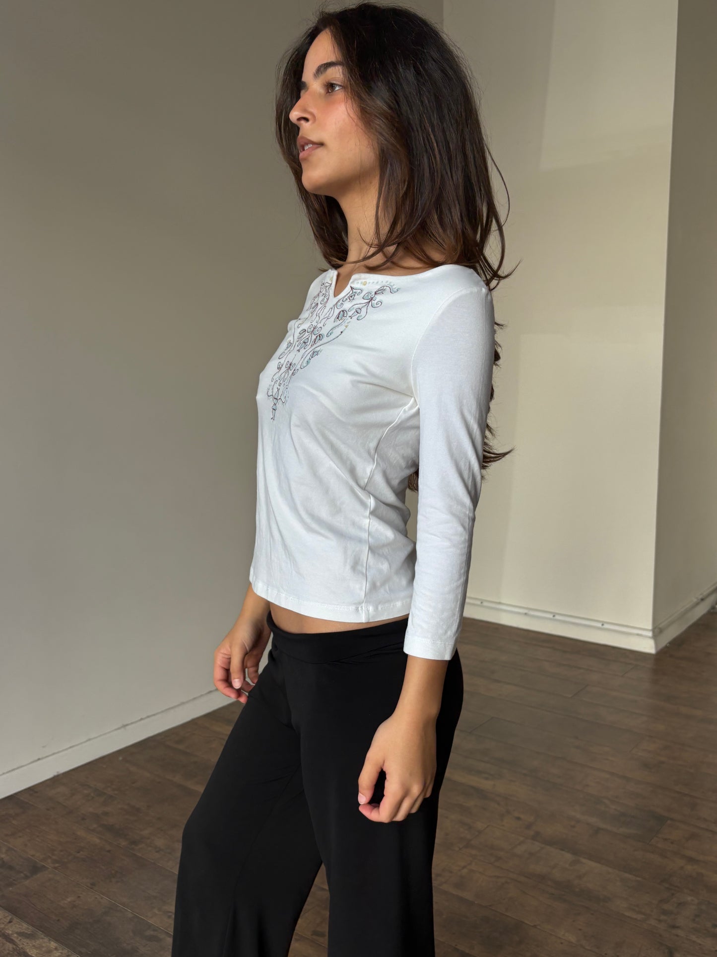 Calvin Klein white long sleeve