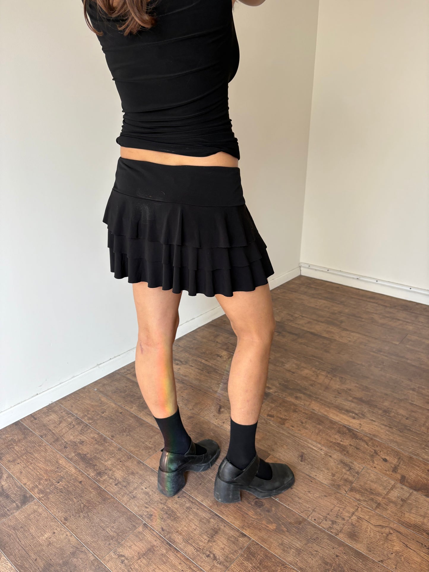 Pimkie stretchy black mini skirt