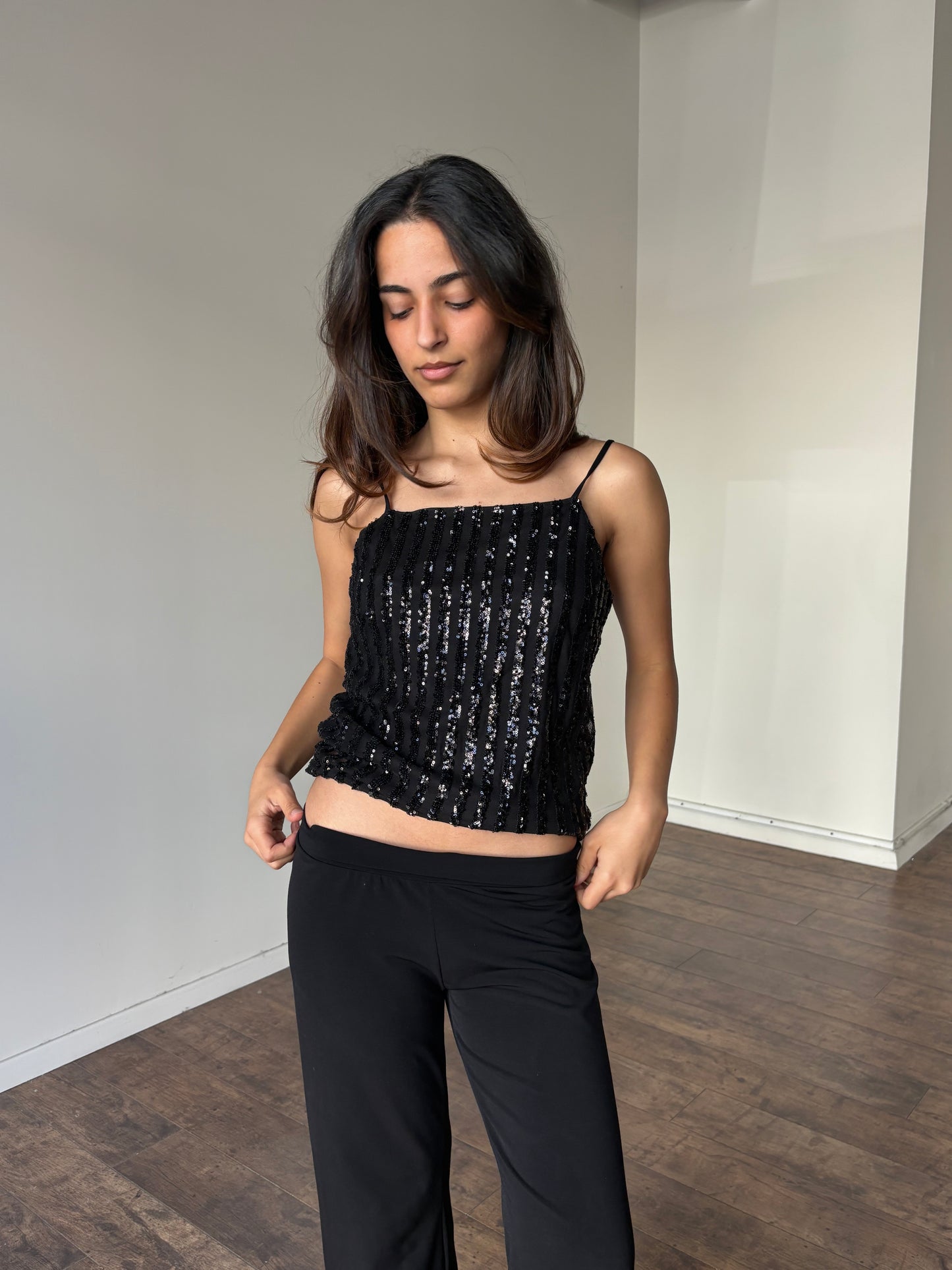Sparkly sequins top